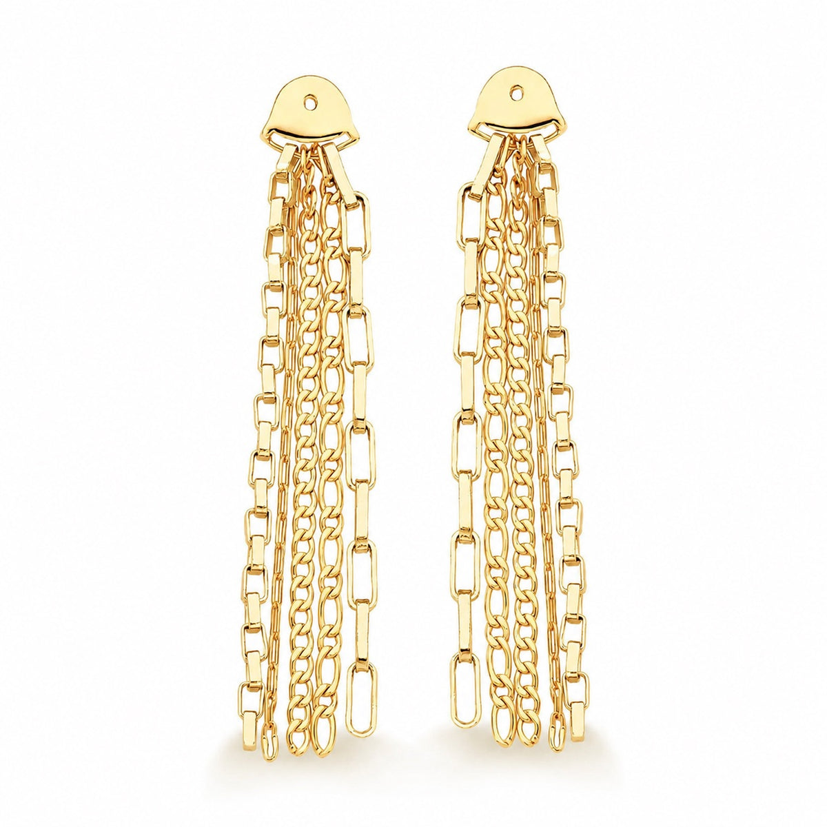 Brinco Franja Correntes Dourado