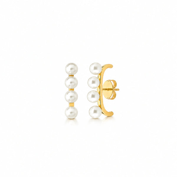 Brinco Ear hook Pérola