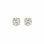 Brinco Ponto de Luz Zirconia Redonda