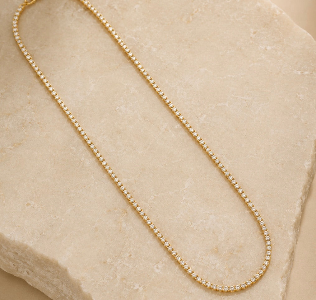 Colar Riviera Zirconia Cristal