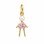 Pingente Menina Ouro 18k