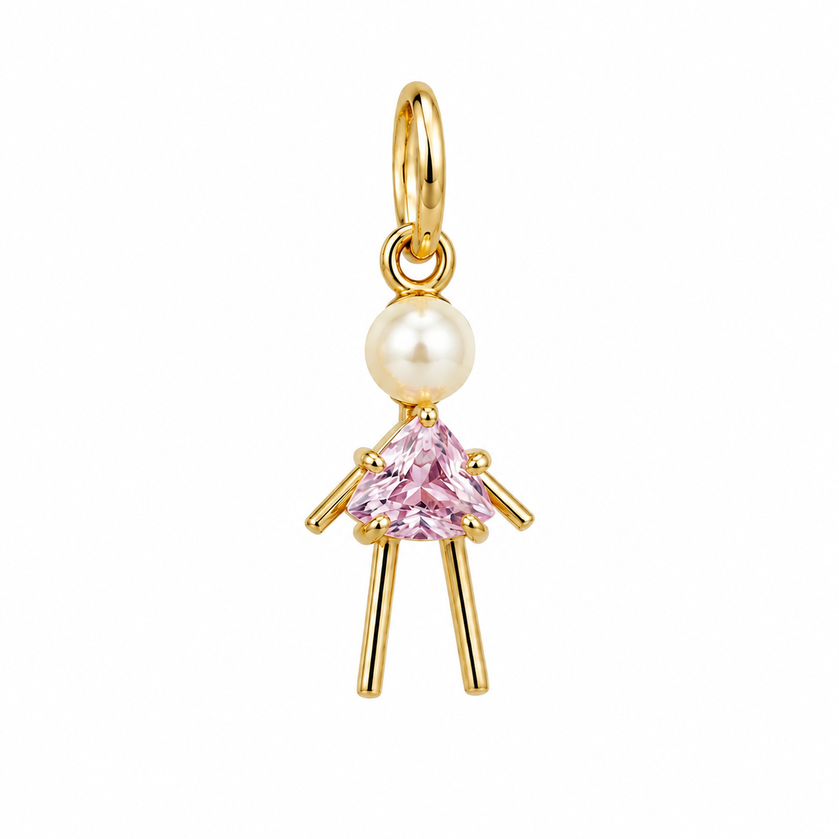 Pingente Menina Ouro 18k