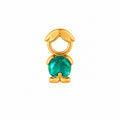 Pingente Menino Pedra Verde Turmalina